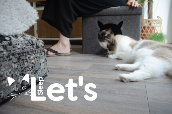 Let's sleep Pet Cube licht/donker grijs - Afbeelding 2