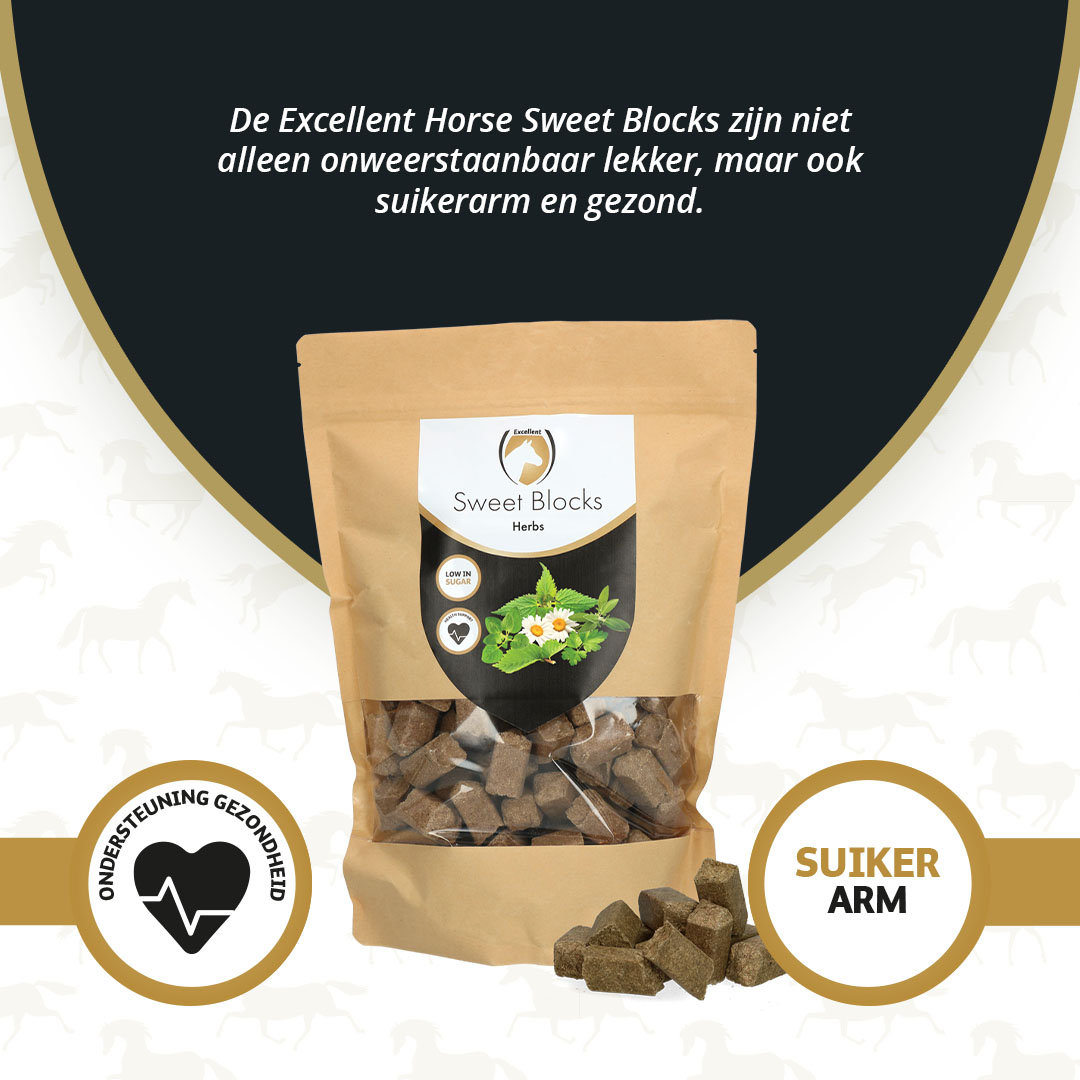 Excellent Horse Sweet Blocks Herbs 1 kg 2026 Excellent Horse Sweet Blocks Herbs 1 kg - Afbeelding 2