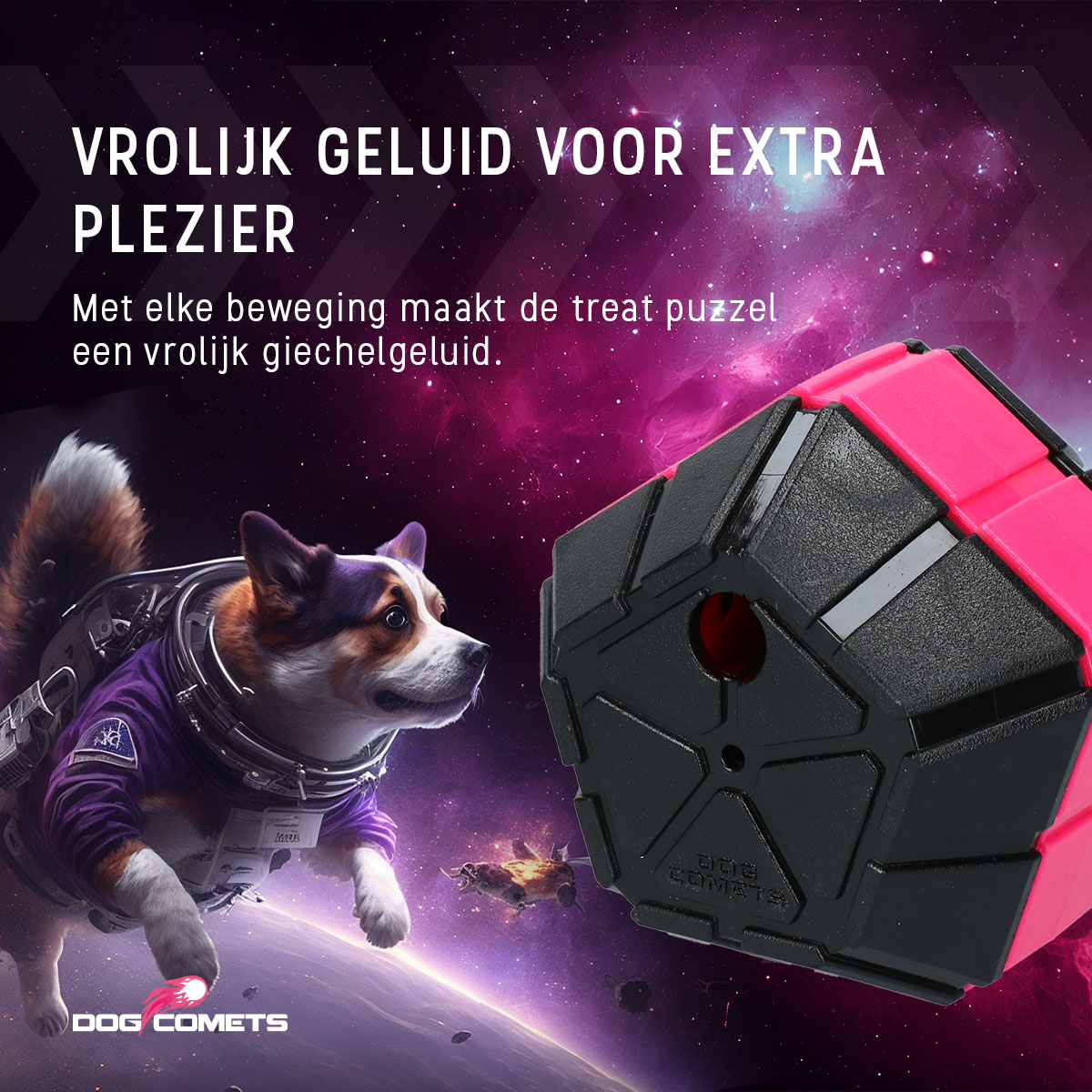Dog Comets Treat Puzzle Roze 2026 Dog Comets Treat Puzzle Roze - Afbeelding 5