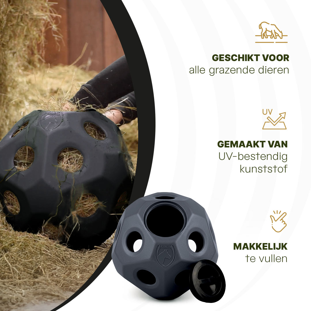 Excellent Horse Feed & Play Ball Zwart 2026 Excellent Horse Feed & Play Ball Zwart - Afbeelding 4
