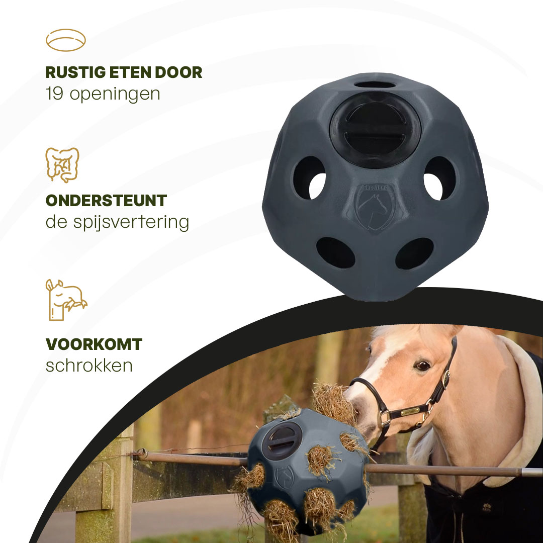 Excellent Horse Feed & Play Ball Zwart 2026 Excellent Horse Feed & Play Ball Zwart - Afbeelding 5