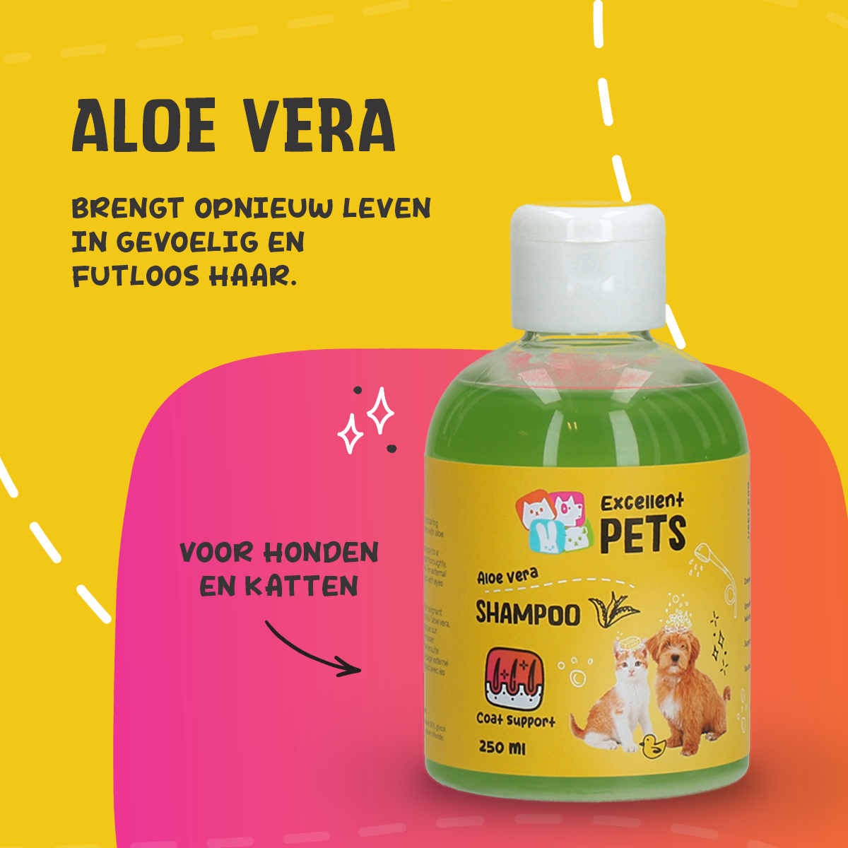 Excellent Pets Shampoo Aloe Vera 250 ml 2026 Excellent Pets Shampoo Aloe Vera 250 ml - Afbeelding 4