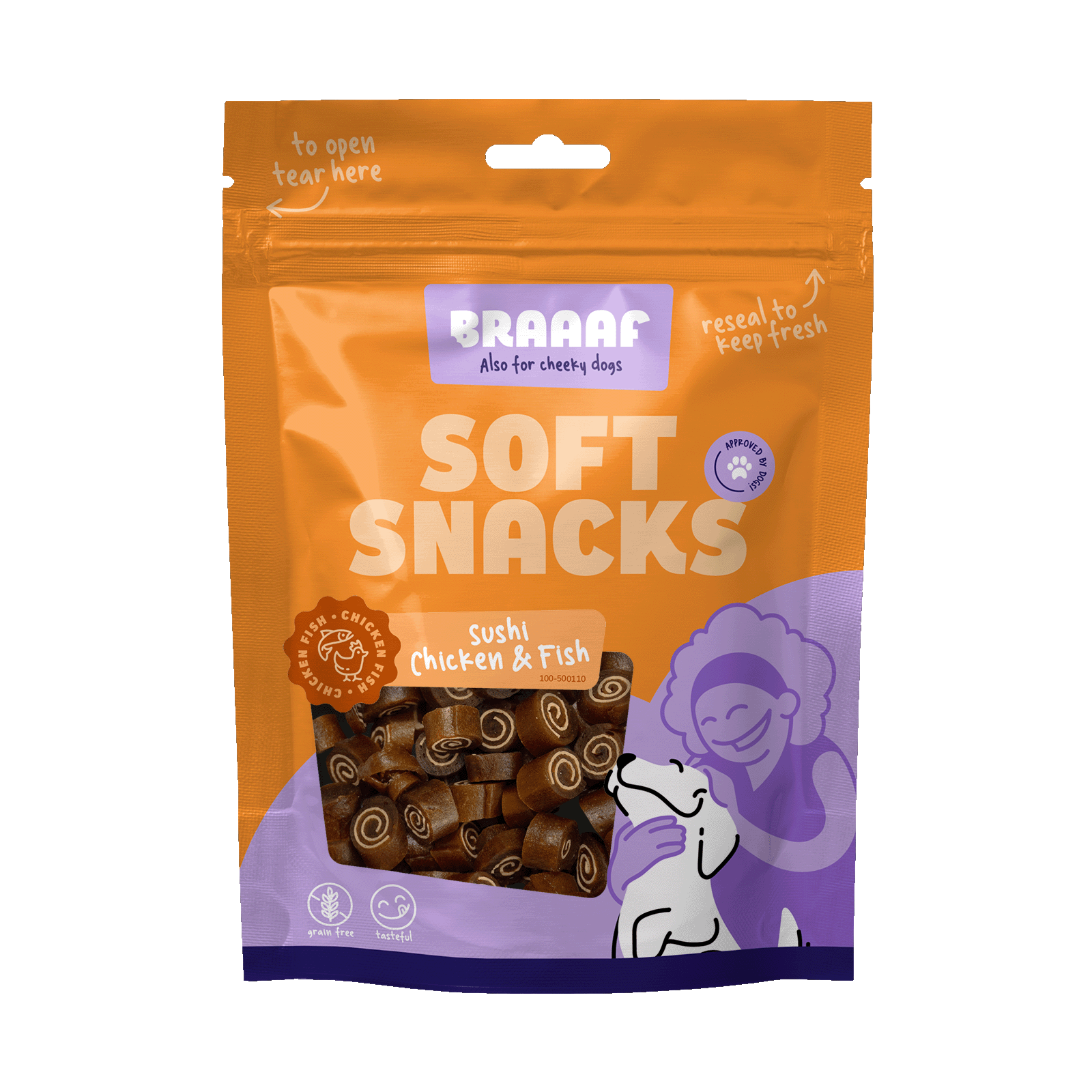 Braaaf Soft Snack Sushi - Kip & Vis 2026 Braaaf Soft Snack Sushi - Kip & Vis
