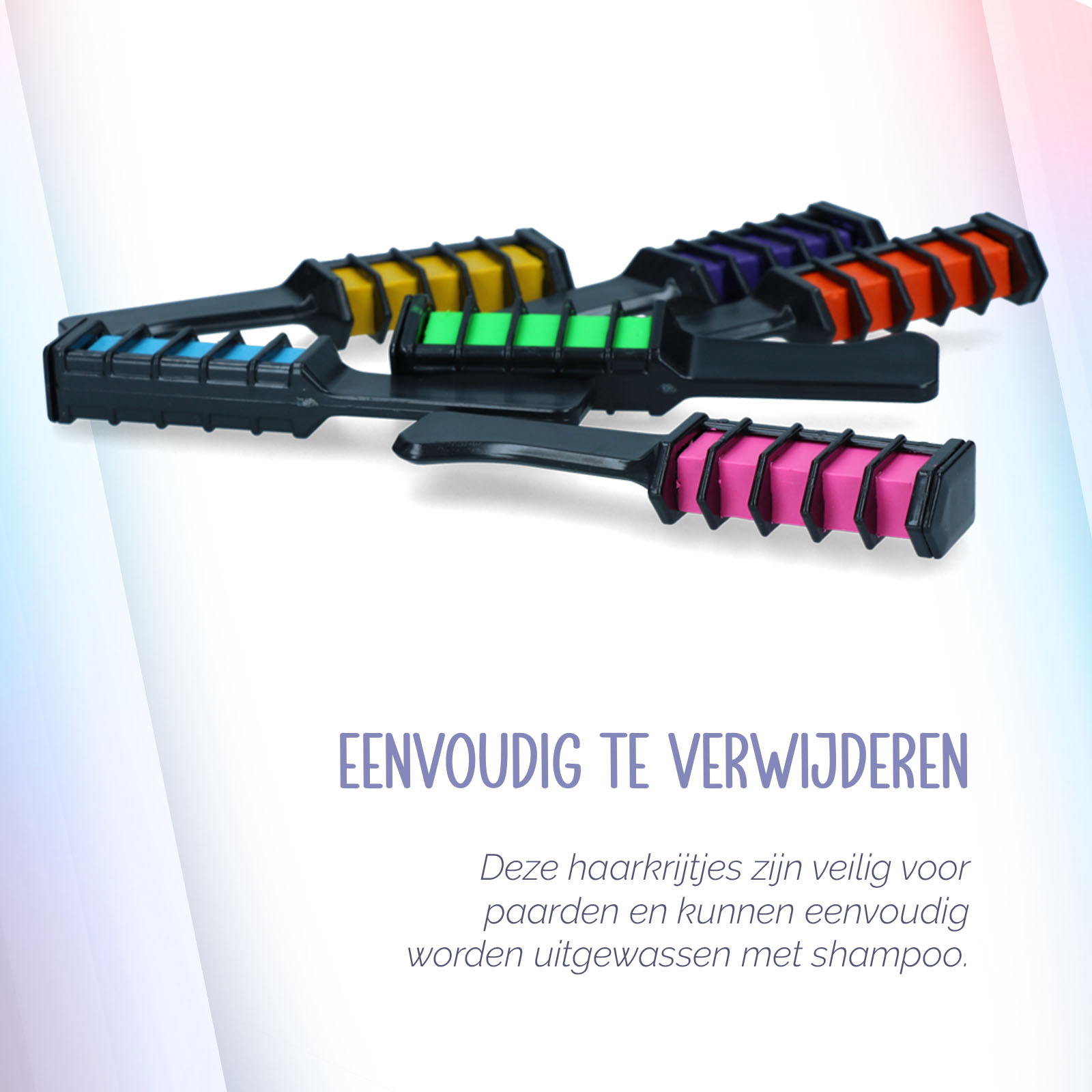 Paardenpraat Regenboog Kleurkrijt 2026 Paardenpraat Regenboog Kleurkrijt - Afbeelding 5