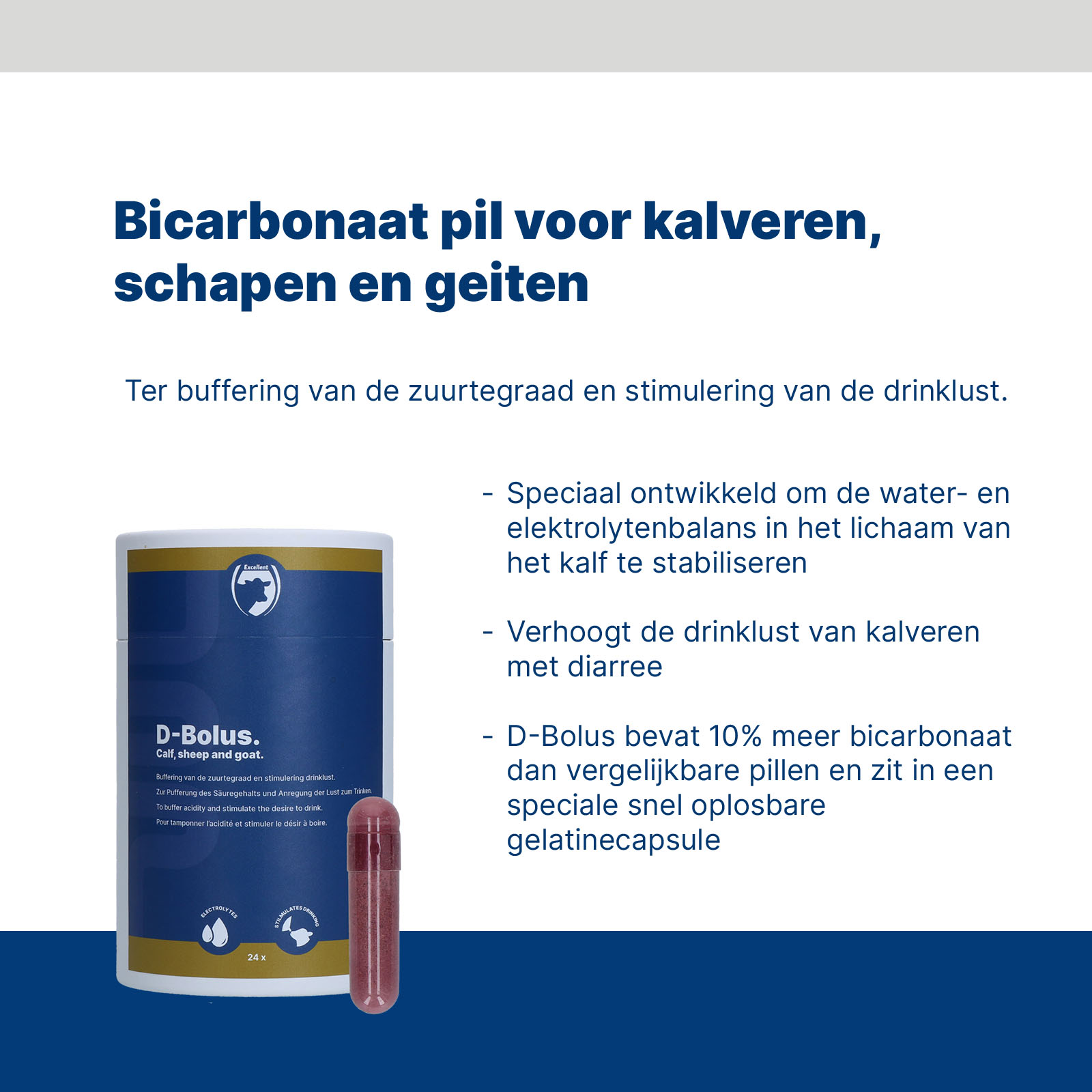 Excellent D-Bolus (Bicarbonaat) 24 stuks 2026 Excellent D-Bolus (Bicarbonaat) 24 stuks - Afbeelding 3