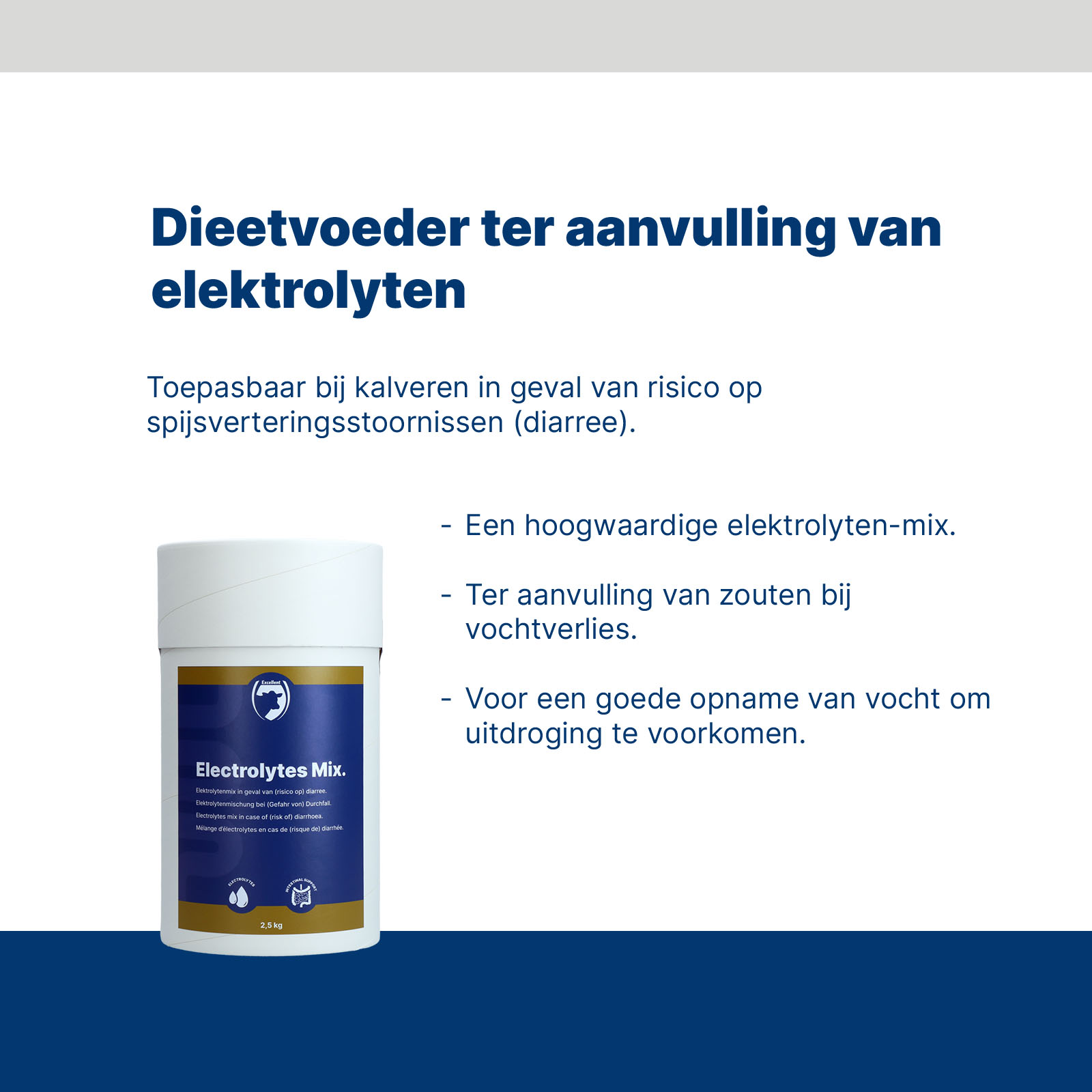 Excellent Electrolytenmix 2,5 kg 2026 Excellent Electrolytenmix 2,5 kg - Afbeelding 2