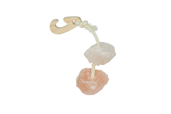 Pawise Himalayan salt on a rope 60 gr - Afbeelding 2