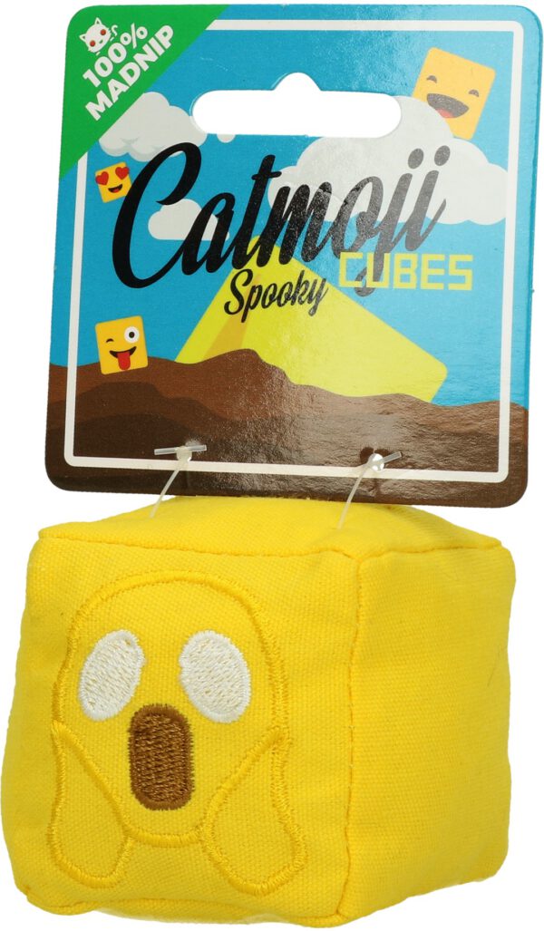 Emoji Cat Cube Spooky (met MadNip) - Afbeelding 2