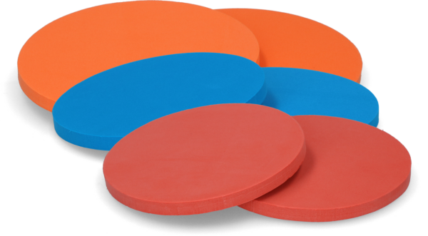 Hoefschoen zool los 155 mm L blauw