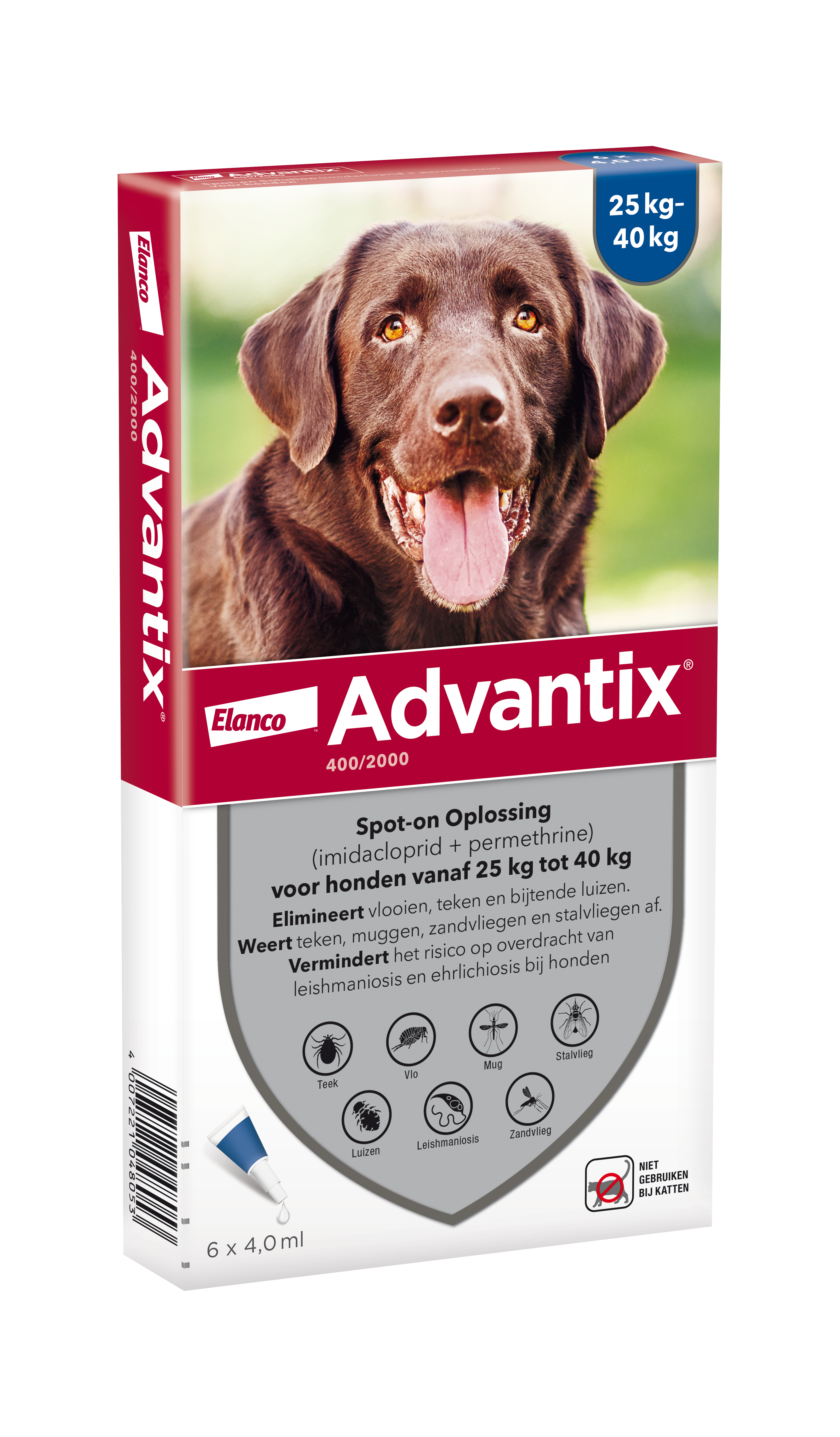 Advantix 400/2000 Hond (25 tot 40kg) 6P