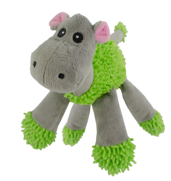 Fuzzle Hippo with 5 squeakers
