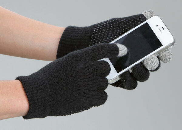 Rijhandschoen Magic Touch zwart 1size4all - Afbeelding 3