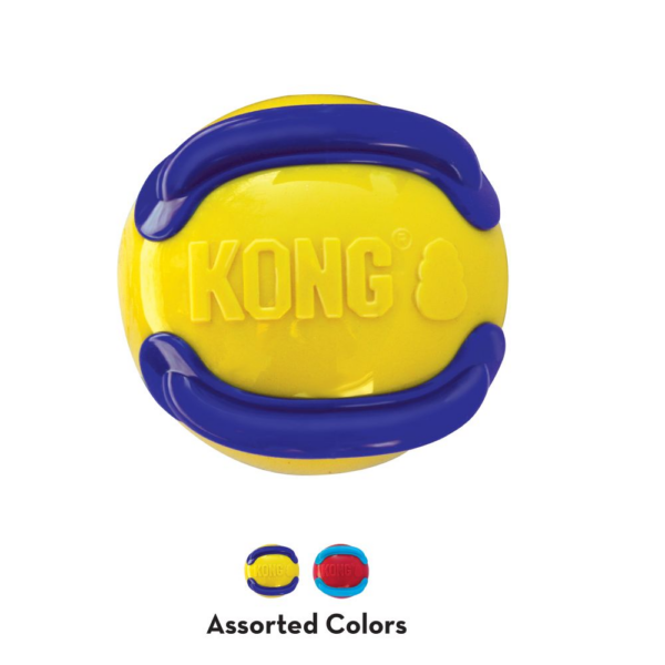 KONG Jaxx Brights Ball Assorted Medium - Afbeelding 3