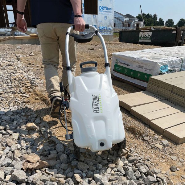 FlowZone Concrete Trolleydrukspuit Accu 34 liter - Afbeelding 2