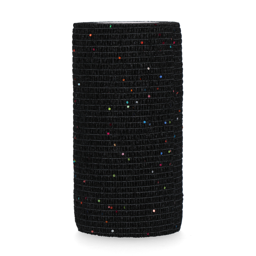 Bandage Animal Zwart Glitter 10 cm