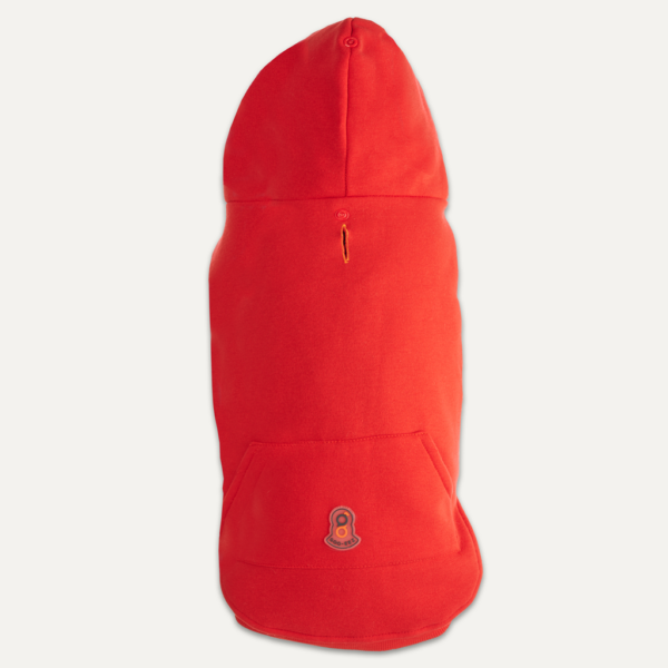 Gooeez Kangaroo Fleece Hoodie S Red/Black - Afbeelding 3