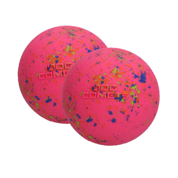Dog Comets Ball Stardust Roze M 2-pack