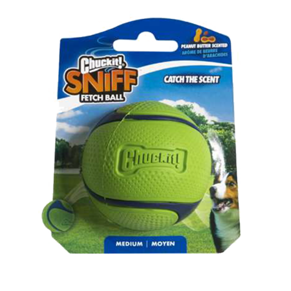 Chuckit Sniff Fetch Ball PB MD 1-pack