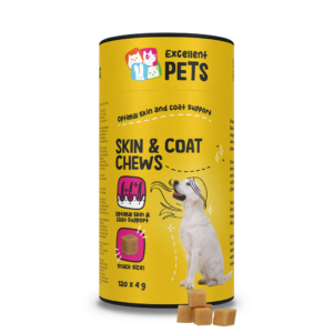 Excellent Pets Skin and Coat Chews 480 gram (120 Treats)