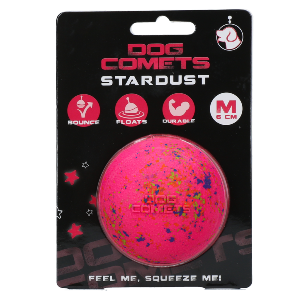 Dog Comets Ball Stardust Roze M - Afbeelding 2