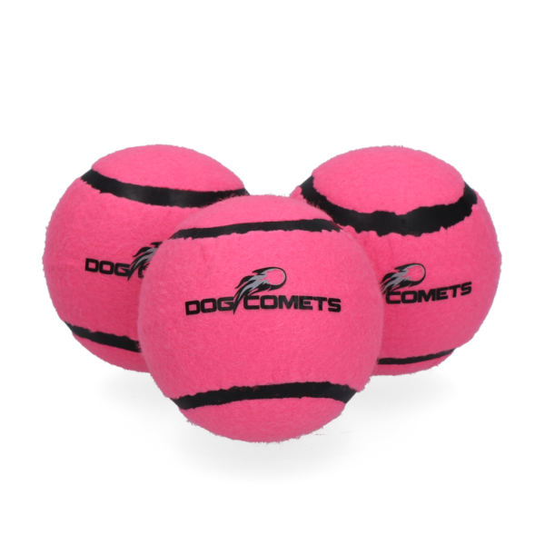 Dog comets Starlight Tennisbal M Roze 3st - Afbeelding 2