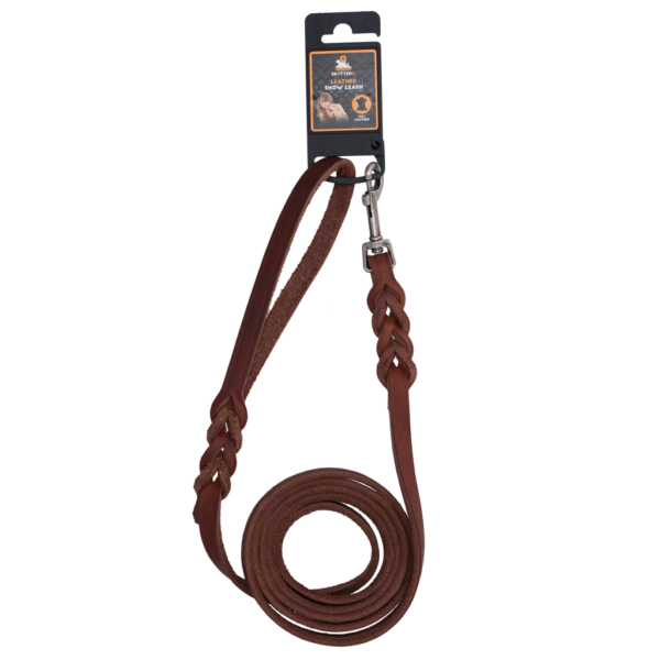 Spotted! Pro Leren Showlijn Bruin Musketon 1,6x180cm - Afbeelding 2