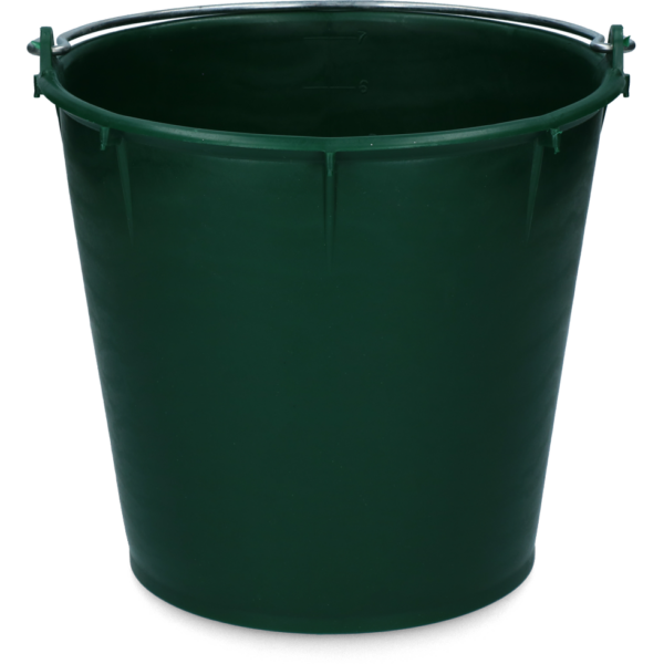 Emmer 7 l met beugel groen