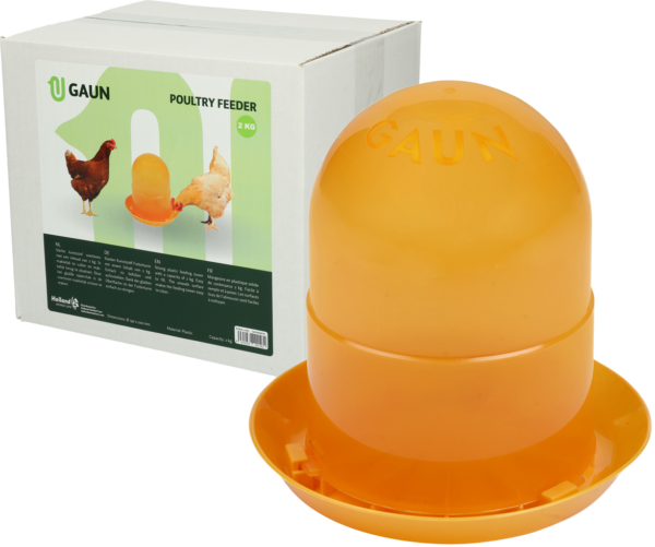 Pluimvee voertoren 2 kg orange