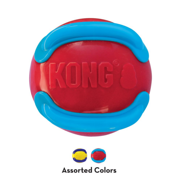 KONG Jaxx Brights Ball Assorted Medium - Afbeelding 4