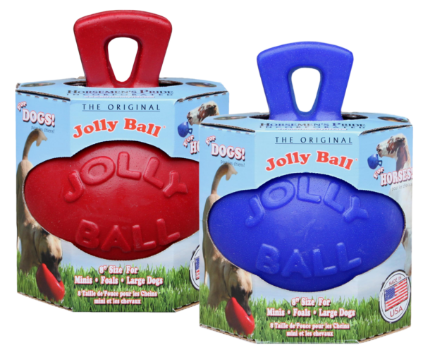 Jolly Ball 20cm rood Paard en Hond - Afbeelding 2