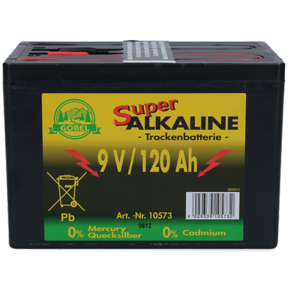 Batterij Durobat 9V / 120Ah (H11,4 x L16,6 x B11,2 cm)
