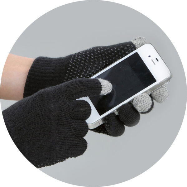 Rijhandschoen Magic Touch zwart 1size4all - Afbeelding 4