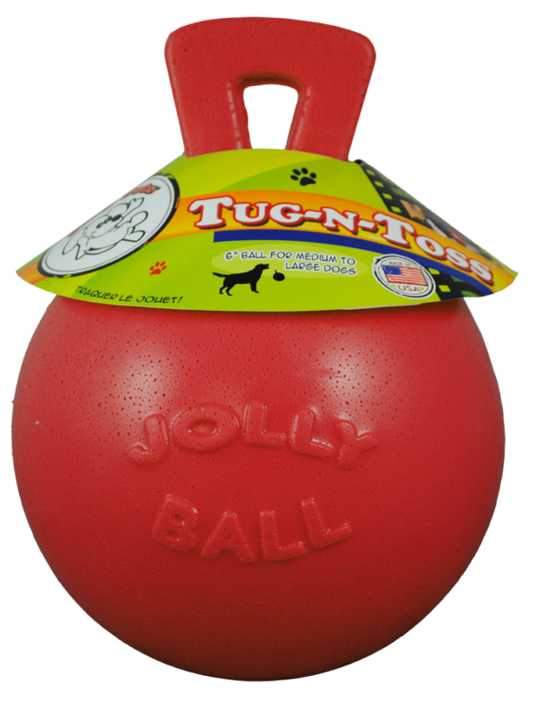 Jolly Tug-n-Toss 15 cm Rood - Afbeelding 2