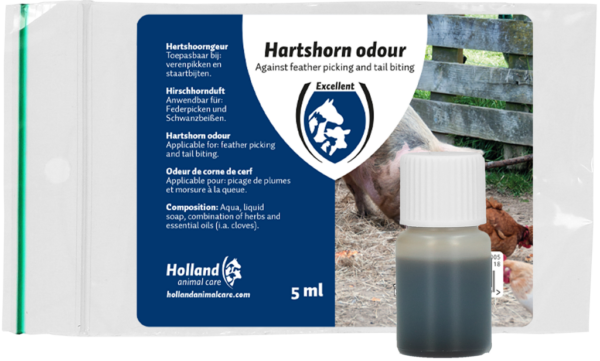 Hertshoorn geur