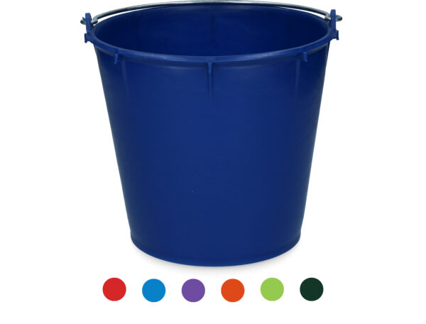 Emmer 7 ltr met beugel bordeaux - Afbeelding 2