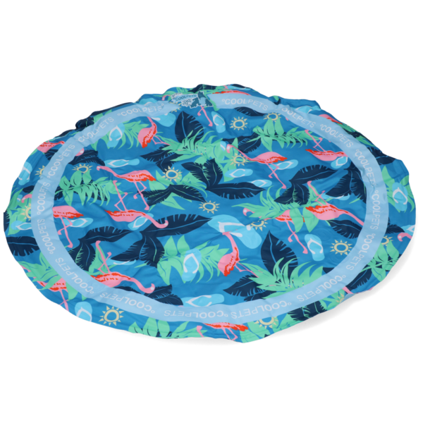CoolPets Tropical Premium Cooling Mat Flamingo - Afbeelding 2