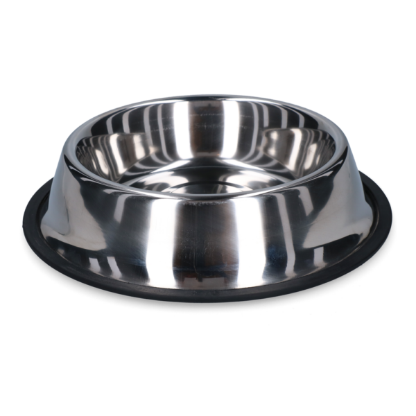 Voer of drinkbak RVS met antislip 1,80ltr Ø 29cm