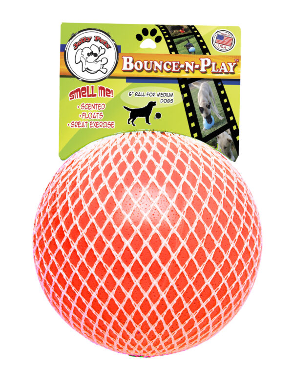 Jolly Ball Bounce-n Play 15cm Oranje (Vanillegeur) - Afbeelding 5