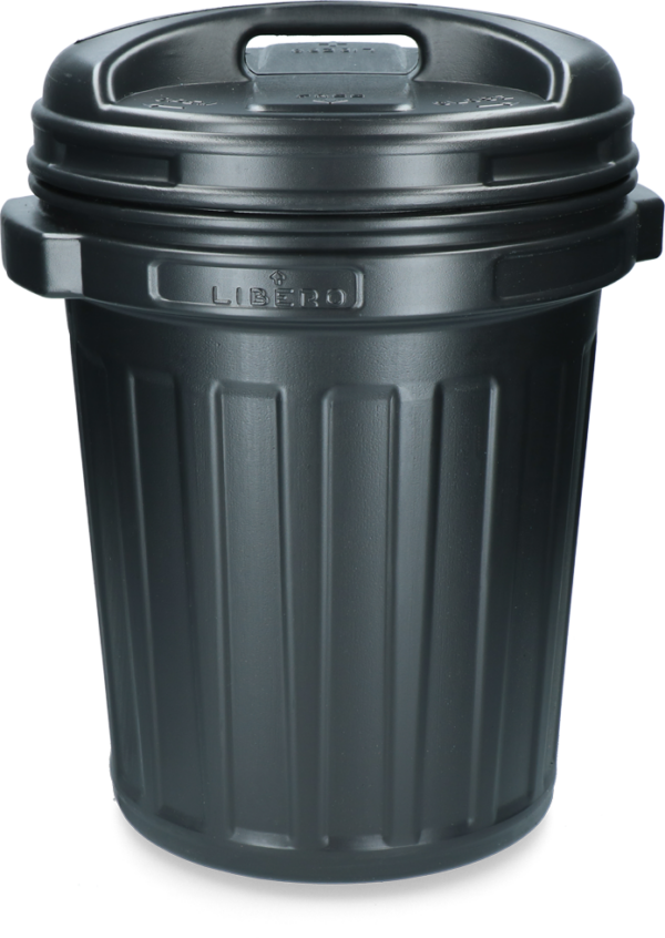 Voerton met draaisluiting 40 liter Black - Afbeelding 2