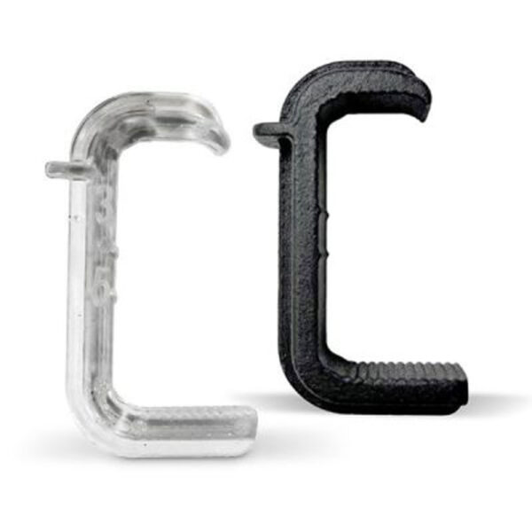 Clips t.b.v. Vogelpinnen Zonnp. 30mm transparant  (150 st)
