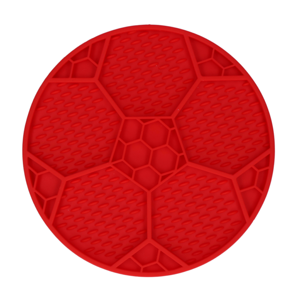 Eat Slow Live Longer Lick Mat Voetbal Blauw - Afbeelding 5