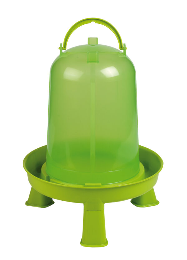Pluimvee drinktoren 1,5 liter green lemon op pootjes - Afbeelding 4