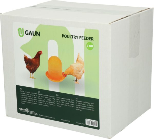 Pluimvee voertoren 2 kg orange - Afbeelding 4