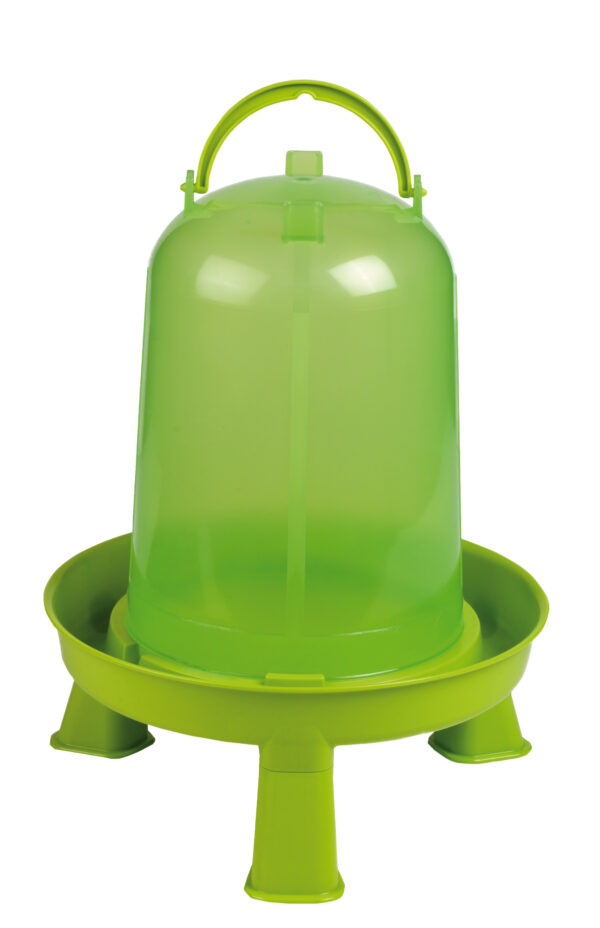 Pluimvee drinktoren 1,5 liter green lemon op pootjes - Afbeelding 2