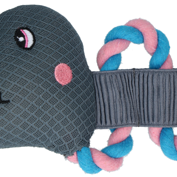 CoolPets Pull me! Crocky rope (Flamingo) - Afbeelding 5