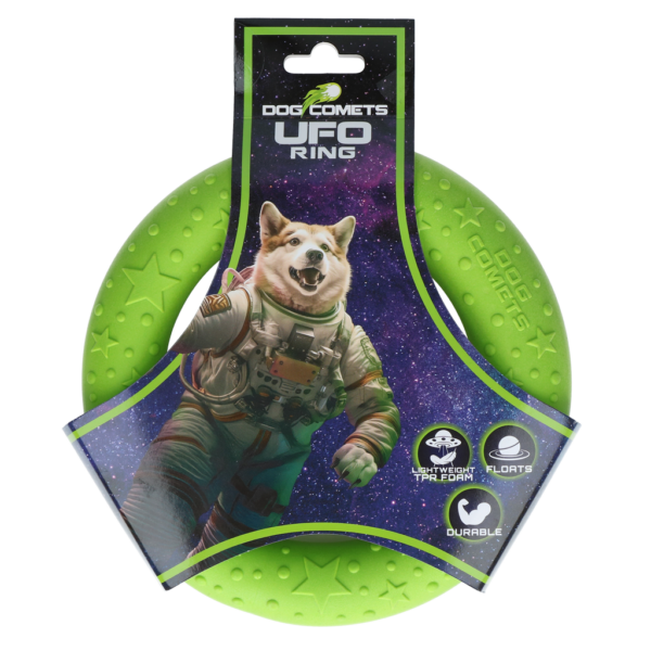 Dog Comets UFO Ring Green