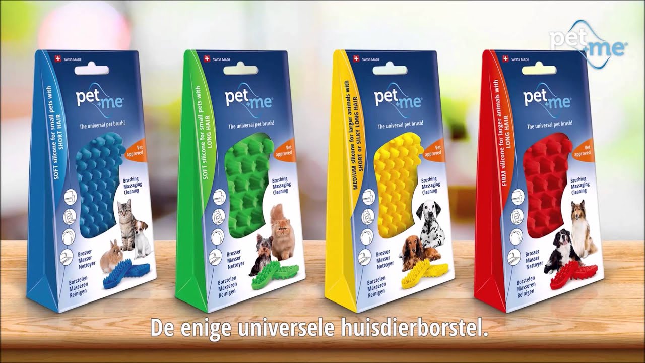 Pet+Me Cat Hair Brush Lang haar Groen 2025 Pet+Me Cat Hair Brush Lang haar Groen - Afbeelding 6