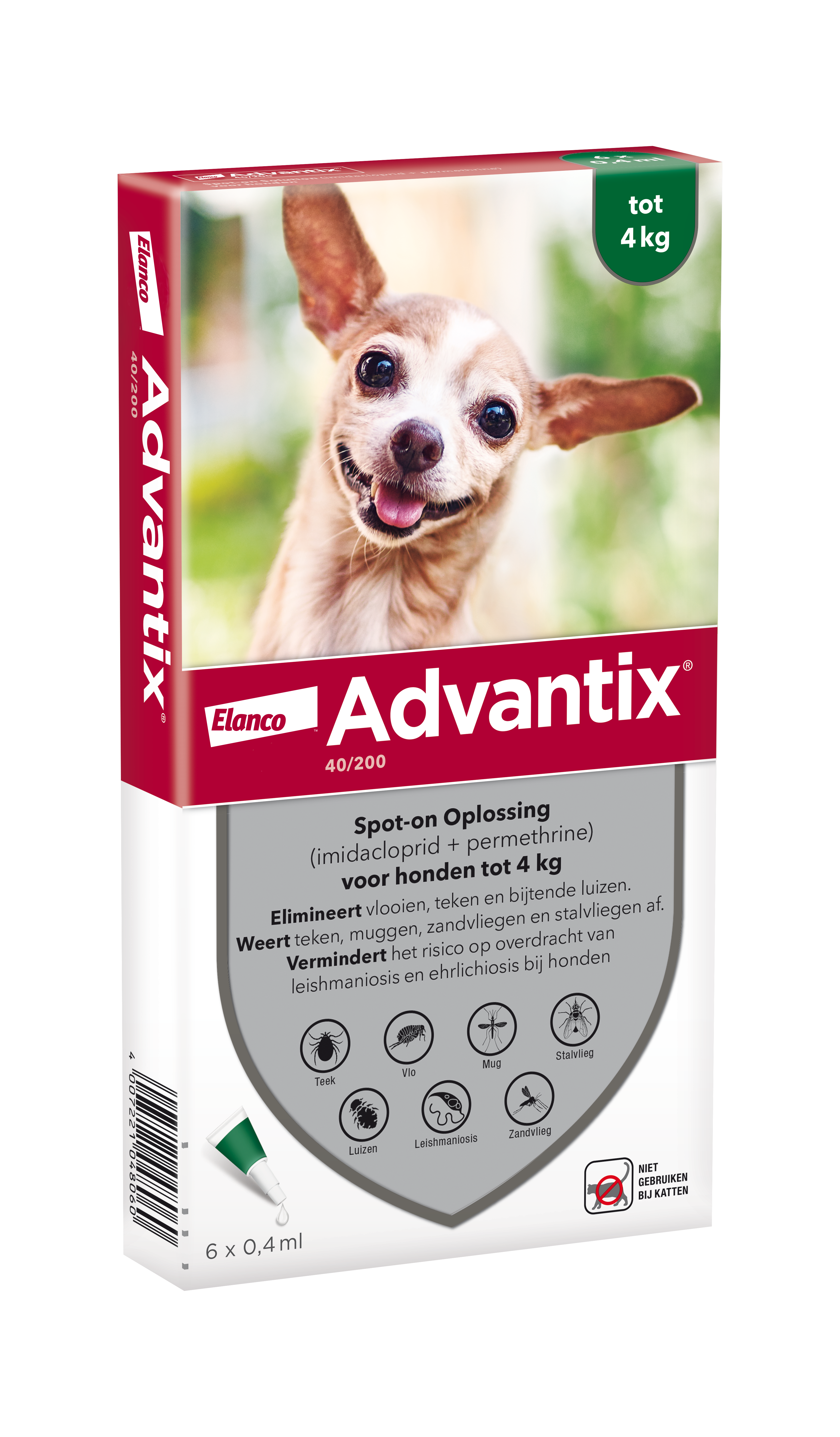 Advantix 40/200 Hond (1,5 tot 4kg) 6P