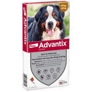 Advantix vlooien- en tekenpipet voor honden 600/3000 (40 tot 60 kg) 4 pipetten