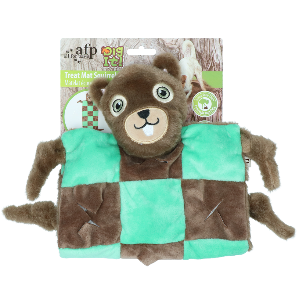 AFP Dig It Treat Mat Square Squirrel 2025 AFP Dig It Treat Mat Square Squirrel